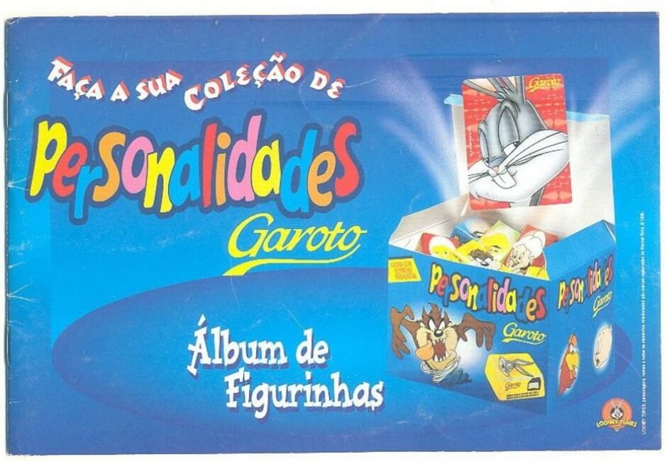 Bombons Personalidades Garoto Álbum de Figurinhas